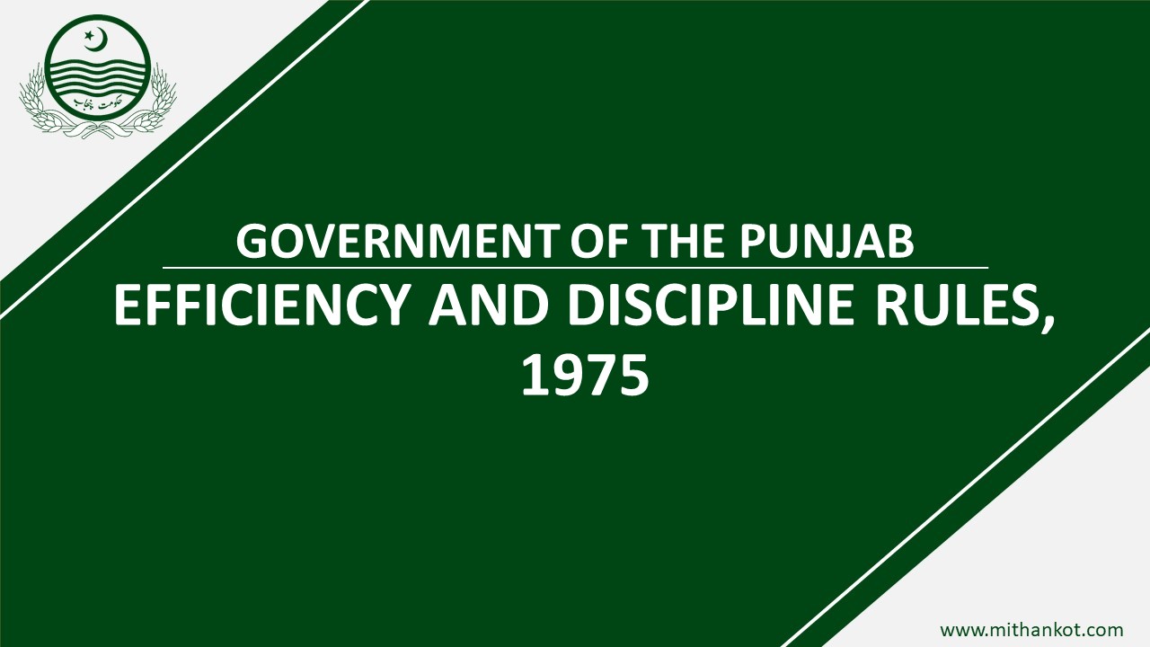 Efficiency Rules 1975